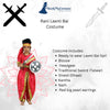 Rani Laxmi Bai Saree with Jewellery Jhansi ki Rani Freedom Fighter Manikarnika Fancy Dress Costume