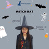 Adults Witch Hat Fancy Dress Costume Accessory for Halloween