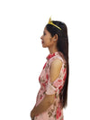 Royal Golden Princess Tiara Crown HeadBand Fancy Dress Costume Accessory for Girls