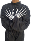 Skeleton Hands Gloves Halloween Kids Adults Fancy Dress Costume Accessories