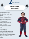 Spiderman Superhero Muscle Look Kids Fancy Dress Costume - Imported