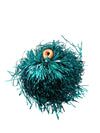 Turquoise Pom Poms Cheerleader Dance Kids & Adults Costume Accessory