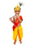 BookMyCostume Krishna Yellow Costume Dhoti & Red Patka with Light Pearl Jewellery and Mukut Set - Janmashtami Dress Costume for Baby Kanha Laddu Gopal - Boys & Girls