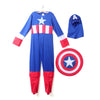 Captain America Avengers Superhero Fancy Dress Costume for Kids - Imported