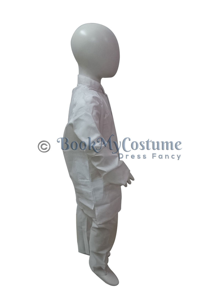 White Kurta Pyjama Fancy Dress Costume