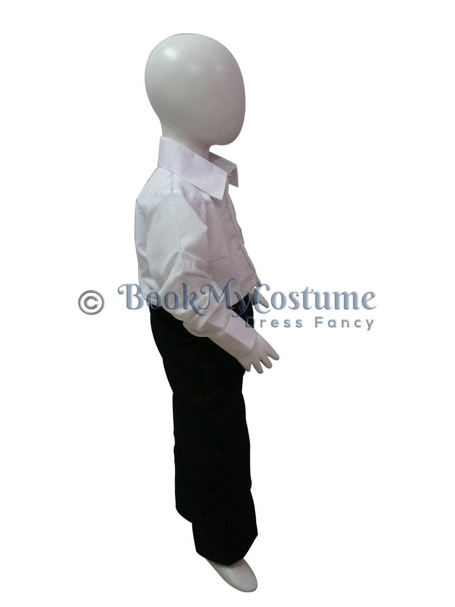 Black Pant and White Shirt Combo Costume Online in India