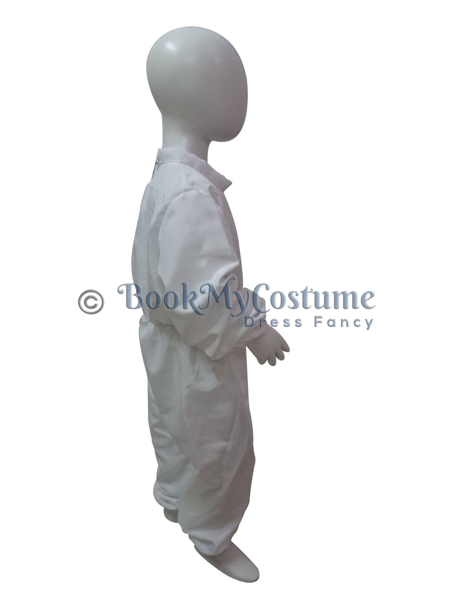 White Jumpsuit Kids Fancy Dress Costume Online in India