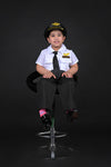 Airline Pilot Professional Helper Kids Fancy Dress Costume | Imported