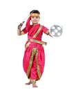 Rani Laxmi Bai Jhansi ki Rani Saree Kids Fancy Dress Costume for Girls with Accessories