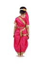 Rani Laxmi Bai Jhansi ki Rani Saree Kids Fancy Dress Costume for Girls with Accessories