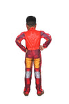 Iron Man Marvel Avengers Superhero Muscles Look Kids Fancy Dress Costume - Imported