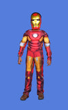 Iron Man Marvel Avengers Superhero Muscles Look Kids Fancy Dress Costume - Imported