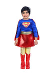 Supergirl Comic Movie Superhero Fancy Dress Costume for Kids - Imported