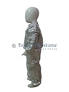 Silver Jumpsuit Fancy Dress Costume