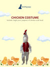 Chicken Hen Bird Kids Fancy Dress Costume