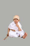 Mahatma Gandhi Bapu with Lathi Freedom Fighter Kids Fancy Dress Costume