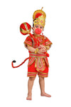 Complete Hanuman Bajrang Bali Hindu God Kids & Adults Fancy Dress Costume | With Gada