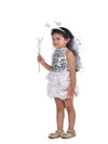 Fairy Angel Girls with White Wings Girls Fancy Dress Costume