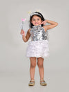 Fairy Angel Girls with White Wings Girls Fancy Dress Costume