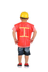 Fireman Fire Fighter Community Helper Kids Fancy Dress Costume