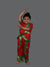 Bharatanatyam Saree Indian Classical Dance Costume for Girls and Women