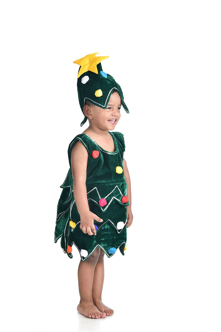 Christmas Decorated Tree Kids Fancy Dress Costume