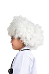 White Old Man Curly Hair Wig Unisex Adult & Kids Fancy Dress Costume Accessory