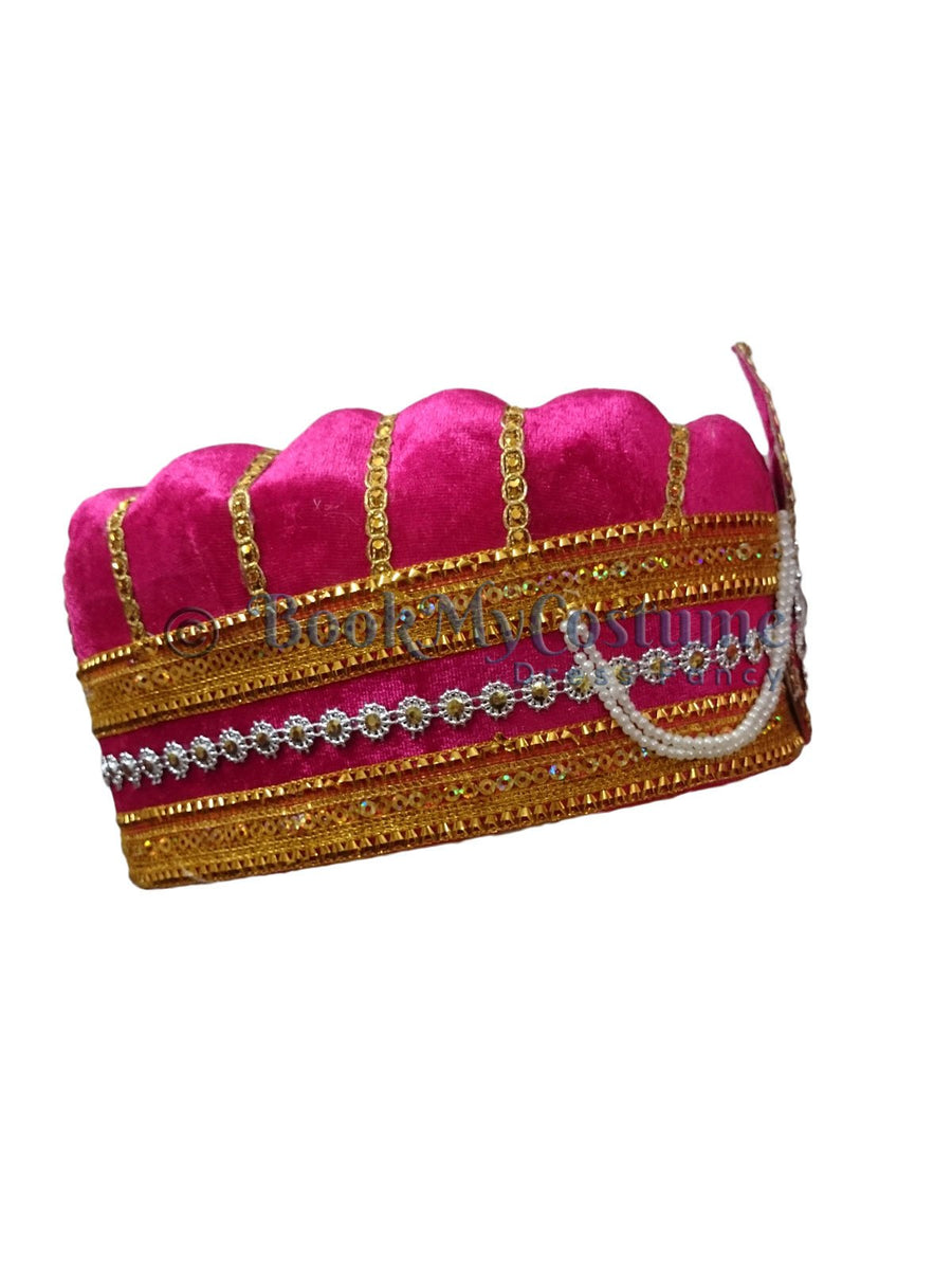 Mughal Emperor Ruler Turban Pagdi For Boys & Men