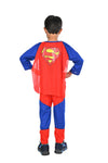 Superman Superhero American Comic Character Kids Fancy Dress Costume - Standard