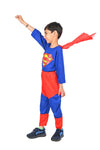 Superman Superhero American Comic Character Kids Fancy Dress Costume - Standard