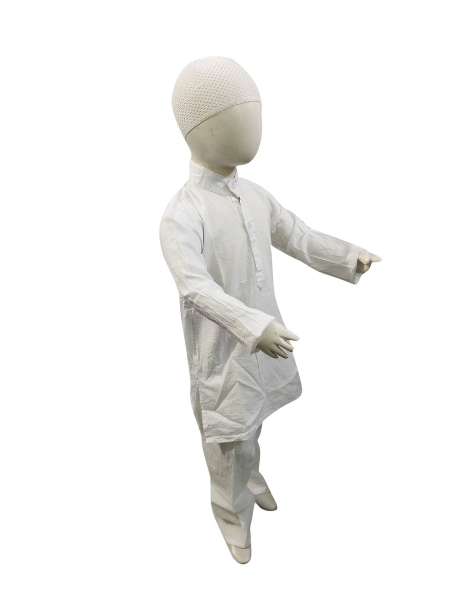 Buy & Rent Muslim Suit State Costume for Boys & Adults in White with Muslim Cap Kids Fancy Dress Costume Online in India