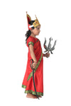 Durga Mata Hindu Goddess Girls Fancy Dress Costume for Shoots and Role Play