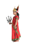 Durga Mata Hindu Goddess Girls Fancy Dress Costume for Shoots and Role Play