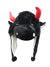 Black Bull Animal Hoodie Kids & Adults Fancy Dress Costume Accessory