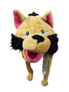 Brown Dog Animal Hoodie Kids & Adults Fancy Dress Costume Accessory