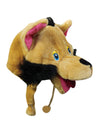 Brown Dog Animal Hoodie Kids & Adults Fancy Dress Costume Accessory