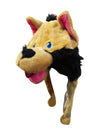 Brown Dog Animal Hoodie Kids & Adults Fancy Dress Costume Accessory