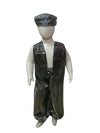 Buy & Rent Arabian Boys Belly Western Dance in Grey Kids Fancy Dress Costume Online in India