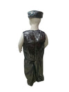 Arabian Boys Belly Western Dance in Grey Kids Costume Community Helper Kids Fancy Dress