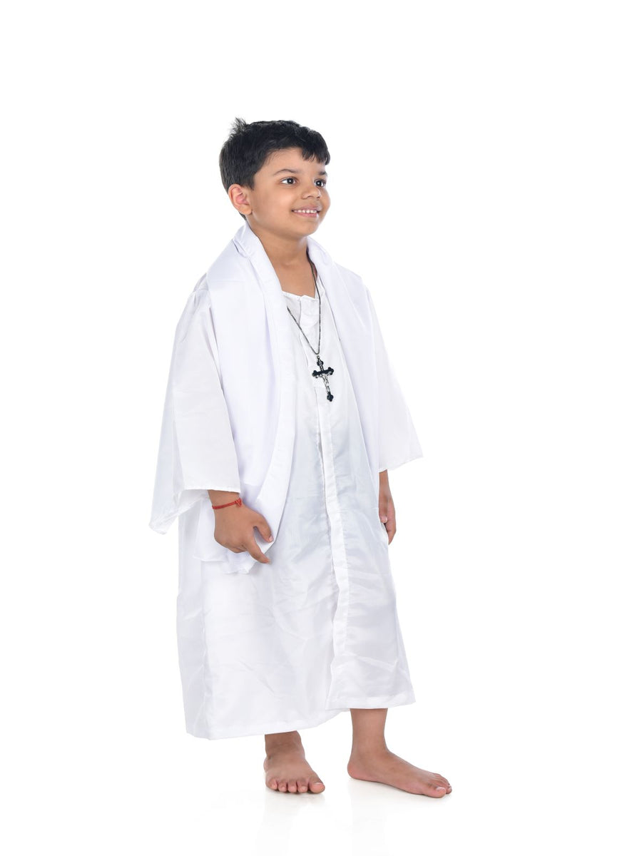 Christian Church Padri Father Priest Kids Fancy Dress Costume