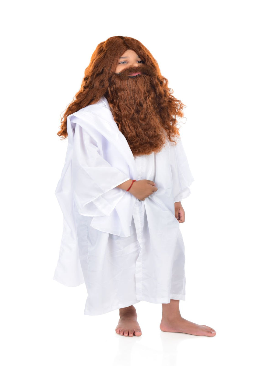 Jesus Christ Christian Religious Leader Kids & Adults Fancy Dress Costume