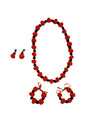 Flower Jewellery Phool Mala Complete Set Kids Fancy Dress Costume Accessory