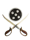 Sword & Shield Talwar Dhal Costume Accessory Set