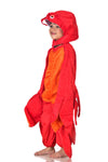 Crab Aquatic Animal  Kids Fancy Dress Costume