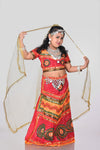 Gujarati Girl with Traditional Jewellery Indian State Kids & Adults Fancy Dress Costume for Girls