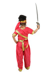 Rani Laxmi Bai Saree with Jewellery Jhansi ki Rani Freedom Fighter Manikarnika Fancy Dress Costume