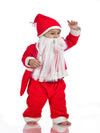 Santa Claus With Beard Complete Set Christmas Kids & Adults Fancy Dress Costume - Premium