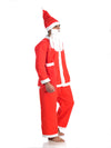 Santa Claus With Beard Complete Set Christmas Kids & Adults Fancy Dress Costume - Premium