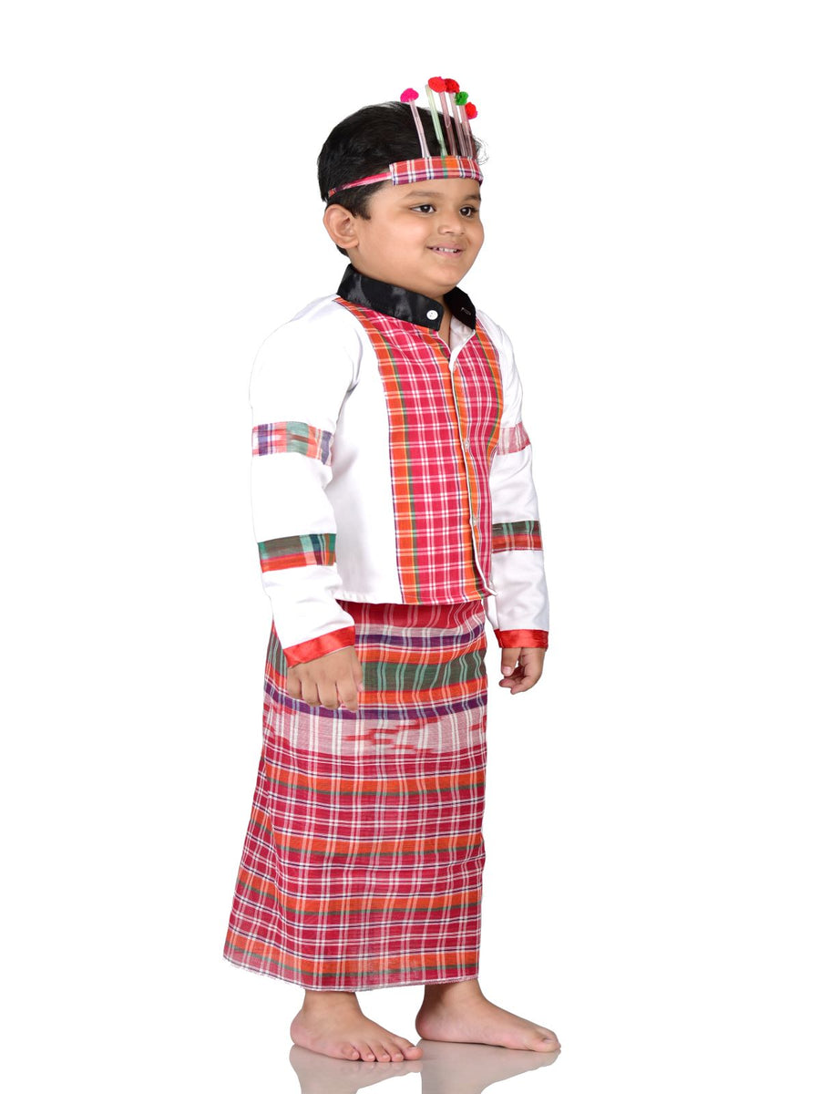 Mizoram Indian Eastern State Folk Costume - Male