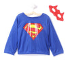 Superman Superhero American Comic Character Kids Fancy Dress Costume - Standard